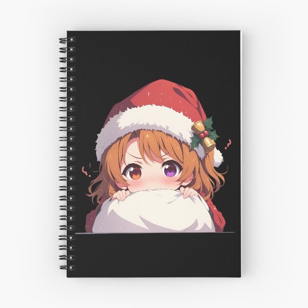 Item preview, Iroha Isshiki Oregairu Chibi Kawaii Christmas Peeker Anime Girl Holiday Whimsy designed and sold by TorbenKuhano.