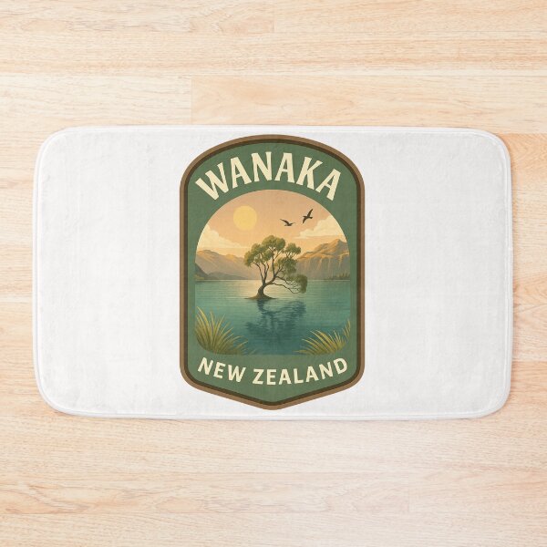 Item preview,  Wanaka New Zealand with Iconic Lake Tree and Sunset Sky designed and sold by Places On Earth.