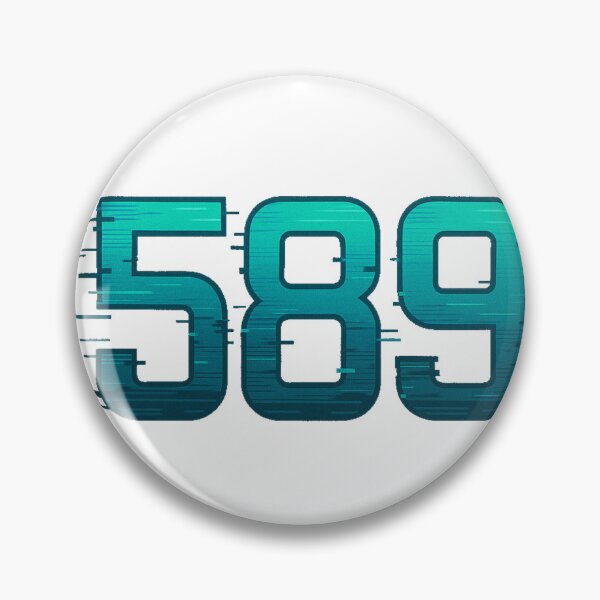 Item preview, 589 Glitch Number – Futuristic Crypto Style designed and sold by the-dovlat.