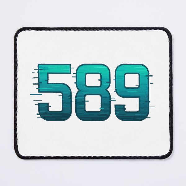 Item preview, 589 Glitch Number – Futuristic Crypto Style designed and sold by the-dovlat.