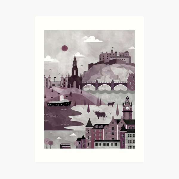 Edinburgh Illustration Art Print