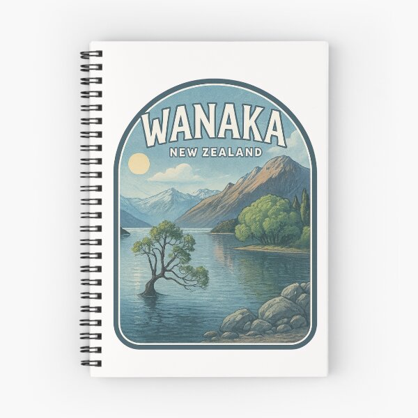 Item preview,  Wanaka New Zealand with Mountain Reflections and Lakeside Tree designed and sold by Places On Earth.