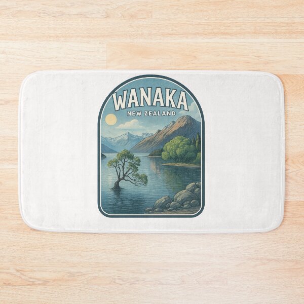 Item preview,  Wanaka New Zealand with Mountain Reflections and Lakeside Tree designed and sold by Places On Earth.