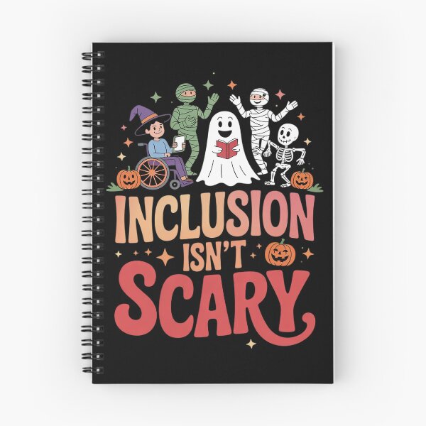 Item preview, Inclusion Isn't Scary SLP Halloween Sped Teacher designed and sold by VerseFarm.