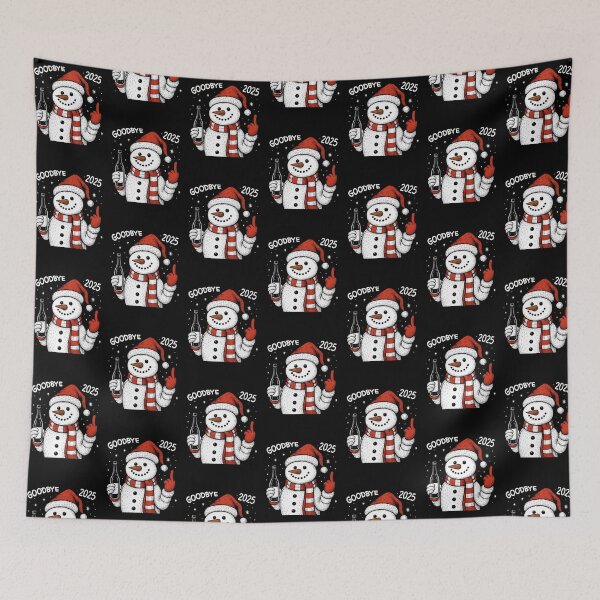 Item preview, Goodbye 2025 , Funny Snowman , Happy New Year -, New Years Gift, New Year Party , 2026 Celebration designed and sold by sauruscreated.