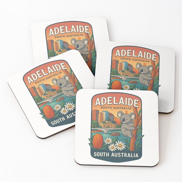 Item preview,  Adelaide South Australia with Koala and River Torrens View designed and sold by Places On Earth.