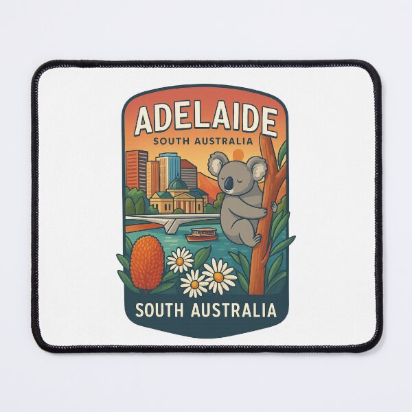Item preview,  Adelaide South Australia with Koala and River Torrens View designed and sold by Places On Earth.