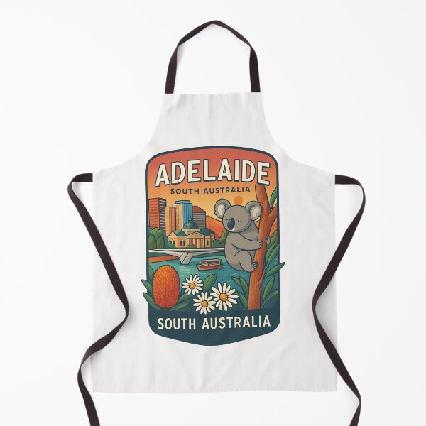 Item preview, Adelaide South Australia with Koala and River Torrens View designed and sold by Places On Earth.