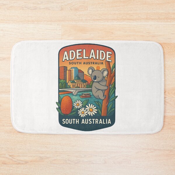 Item preview,  Adelaide South Australia with Koala and River Torrens View designed and sold by Places On Earth.