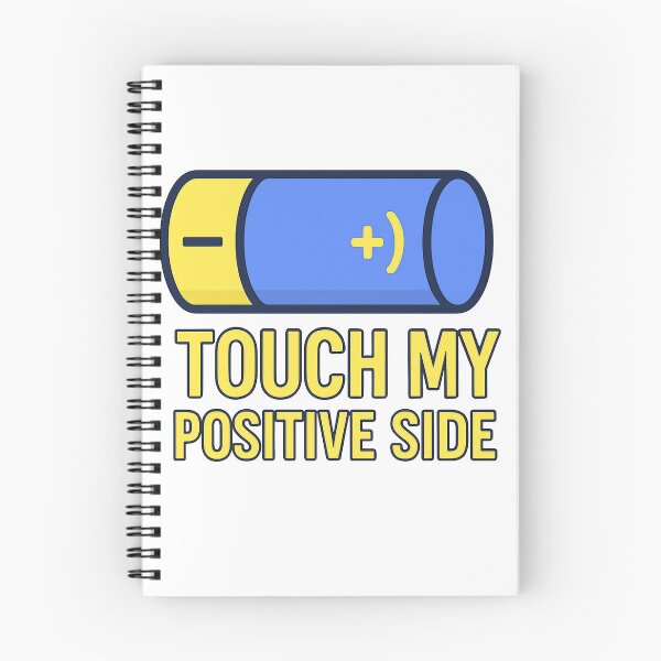 Item preview, Touch My Positive Side – Funny Battery Pun designed and sold by the-dovlat.