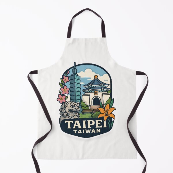 Item preview, Taipei Taiwan with Chiang Kai-shek Memorial and Taipei 101 designed and sold by Places On Earth.