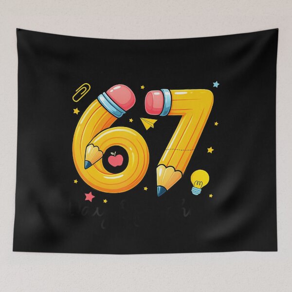 Item preview, I Survived 67 Days Of School Six Seven Meme Teacher Student designed and sold by MadalynKiehn.