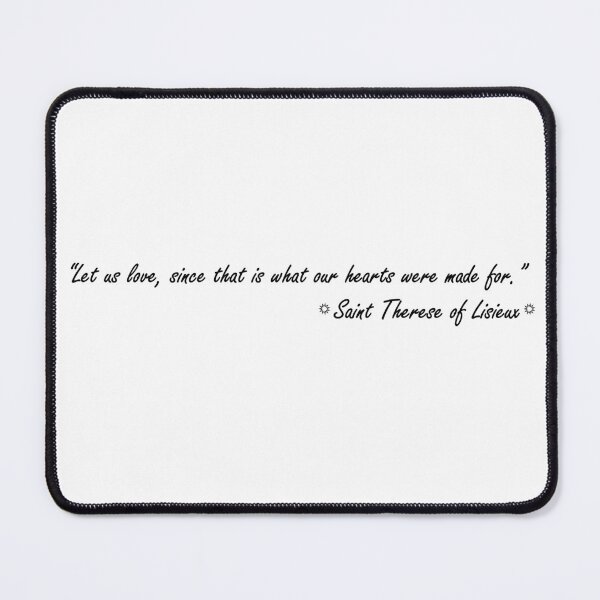 Item preview, Saint Therese of Lisieux Quote – Inspirational Catholic Typography designed and sold by Rionda.