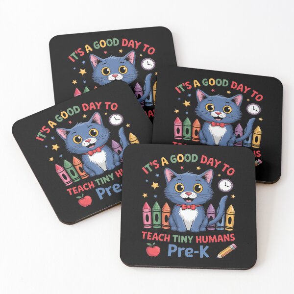 Item preview, It's A Good Day To Teach Tiny Humans Pre-K Cat Teacher Lover designed and sold by VerseFarm.