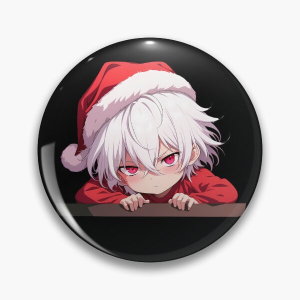 Item preview, Certain Scientific Accelerator Railgun Anime Chibi Kawaii Christmas Peeker Fierce Cute Holiday Peeking Expression designed and sold by TorbenKuhano.