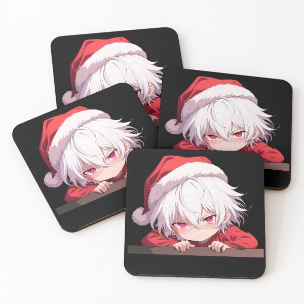 Item preview, Certain Scientific Accelerator Railgun Anime Chibi Kawaii Christmas Peeker Fierce Cute Holiday Peeking Expression designed and sold by TorbenKuhano.