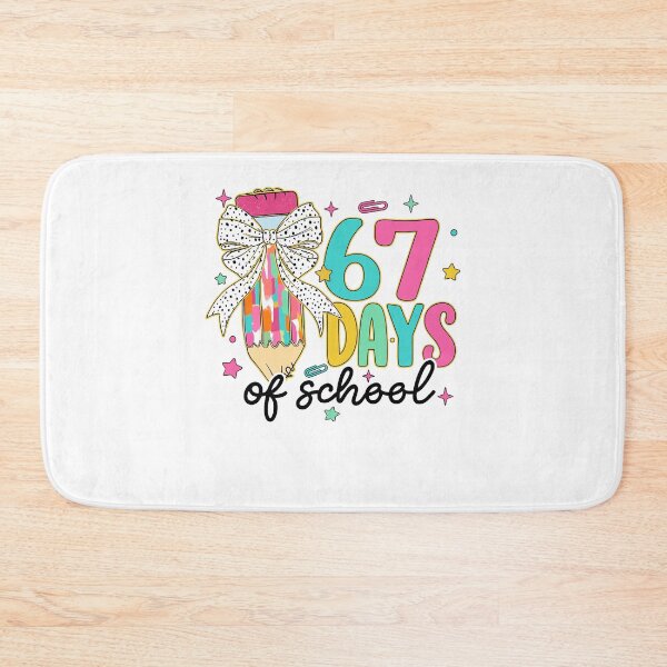 Item preview, Preppy I Survived 67 Days Of School Pencil Coquette Bow Girl designed and sold by pansak.