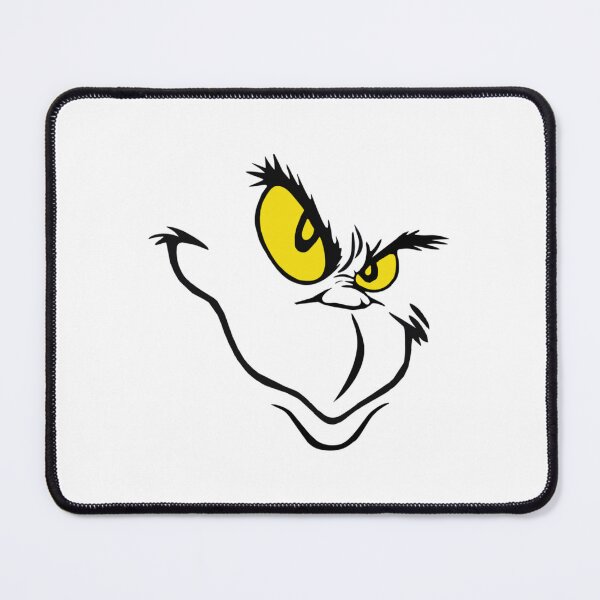 Item preview, Grinch Minimal Eyes Art – Creepy Cute Green Glow Illustration designed and sold by juniaheneili.