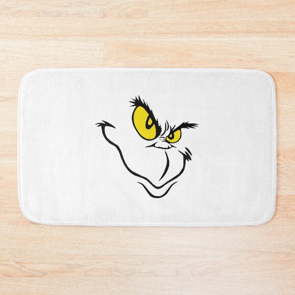 Item preview, Grinch Minimal Eyes Art – Creepy Cute Green Glow Illustration designed and sold by juniaheneili.