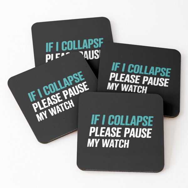 Item preview, If I Collapse Please Pause My Watch Running Marathon Runner designed and sold by ValerieRodrigue.