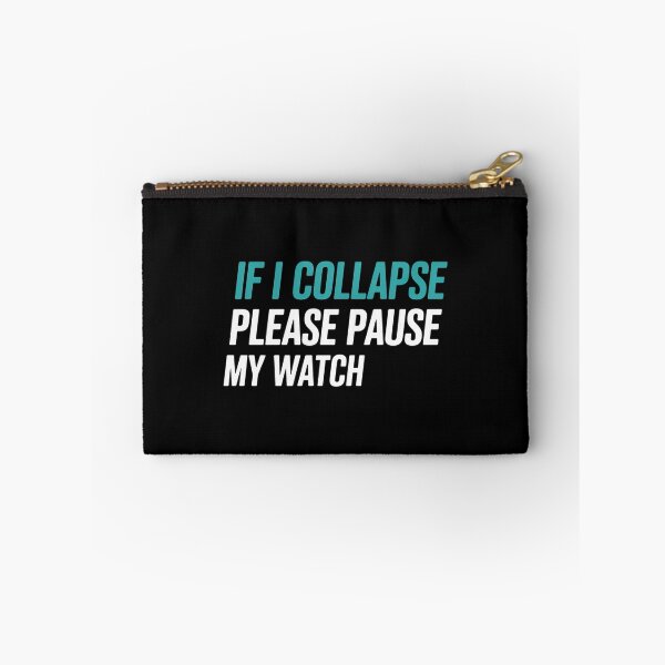 Item preview, If I Collapse Please Pause My Watch Running Marathon Runner designed and sold by ValerieRodrigue.