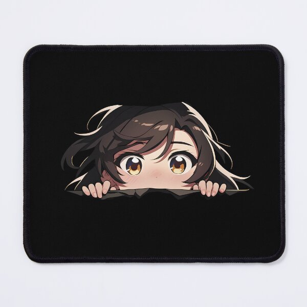 Item preview, Mizuhara Chizuru Rent A Girlfriend Anime Peeking Through Edge Chibi designed and sold by TorbenKuhano.
