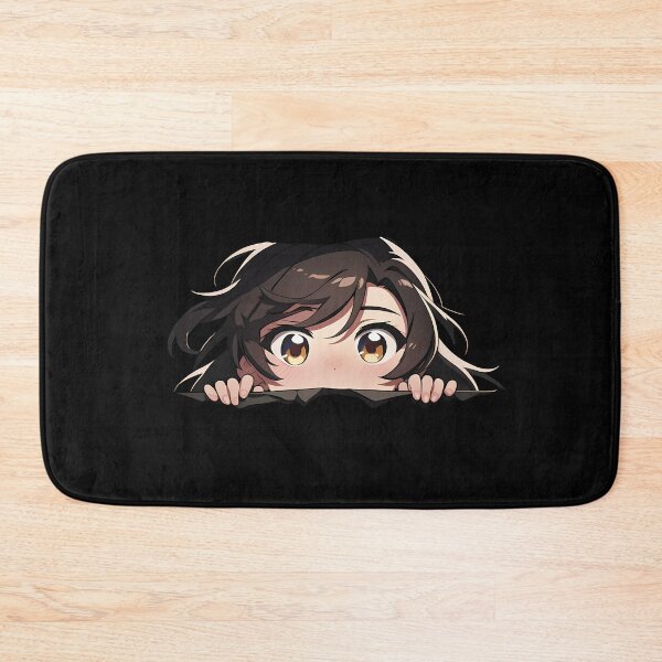 Item preview, Mizuhara Chizuru Rent A Girlfriend Anime Peeking Through Edge Chibi designed and sold by TorbenKuhano.