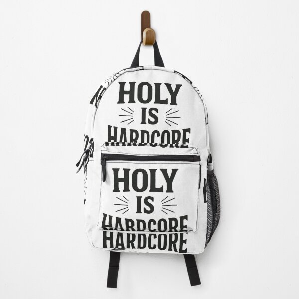 Item preview, Holy Is Hardcore – Christian Grit Typography Shirt | Bold Faith Statement designed and sold by astersgraphics.