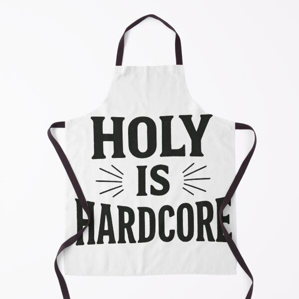 Item preview, Holy Is Hardcore – Christian Grit Typography Shirt | Bold Faith Statement designed and sold by astersgraphics.