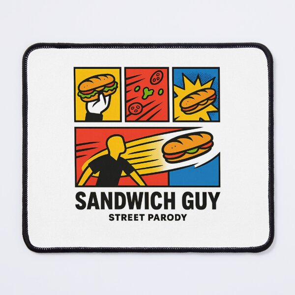 Item preview, Sandwich Guy  Pop-Art Panel Parody designed and sold by auna-quade.