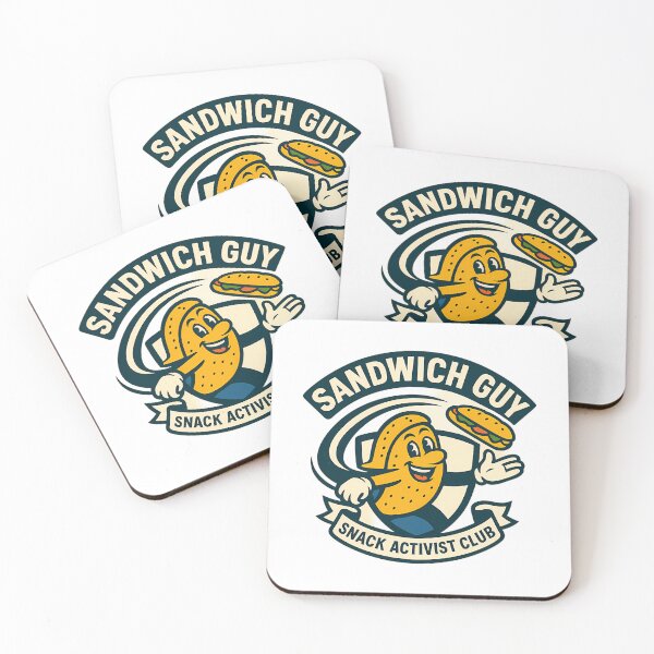 Item preview, Sandwich Guy  Mascot Crest Emblem designed and sold by auna-quade.