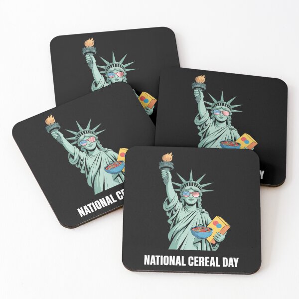 Item preview, US National Cereal Day Statue Of Liberty designed and sold by ValerieRodrigue.