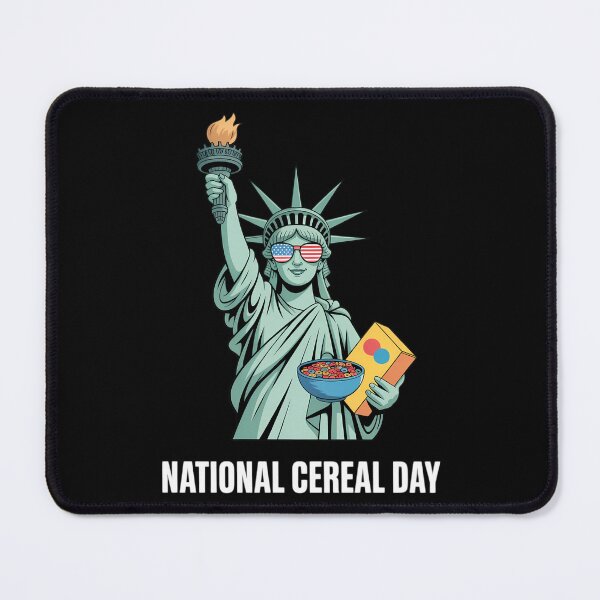 Item preview, US National Cereal Day Statue Of Liberty designed and sold by ValerieRodrigue.