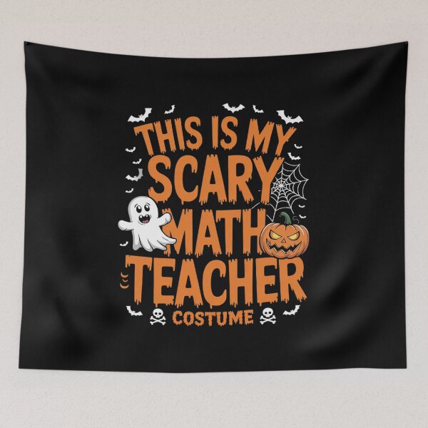 Item preview, Scary Math Teacher Halloween Costume Math Teacher designed and sold by NailMolisa.