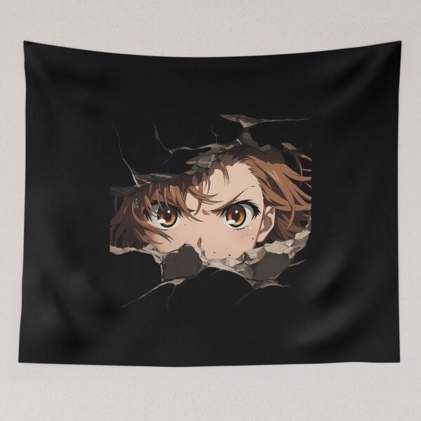 Item preview, Misaka Mikoto A Certain Scientific Railgun Anime Intense Peeking Lightning Focus designed and sold by TorbenKuhano.