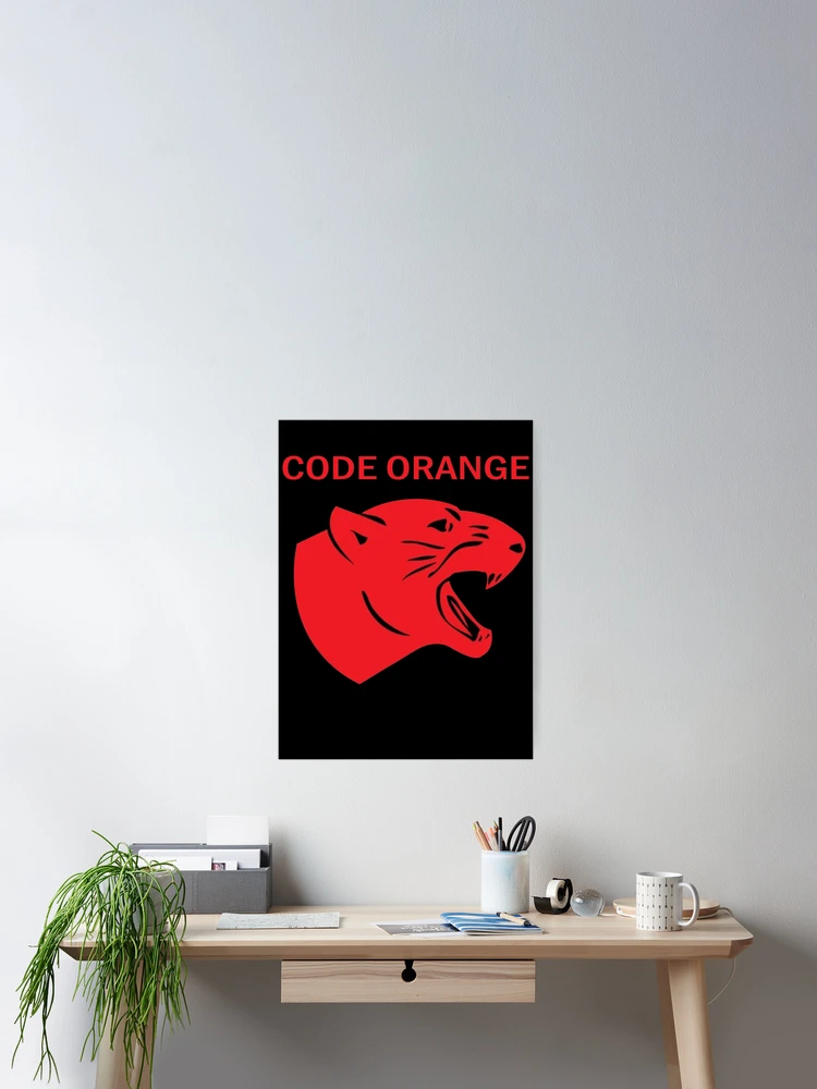 Thumbnail 2 of 3, Poster, Code Orange designed and sold by sauruscreated.