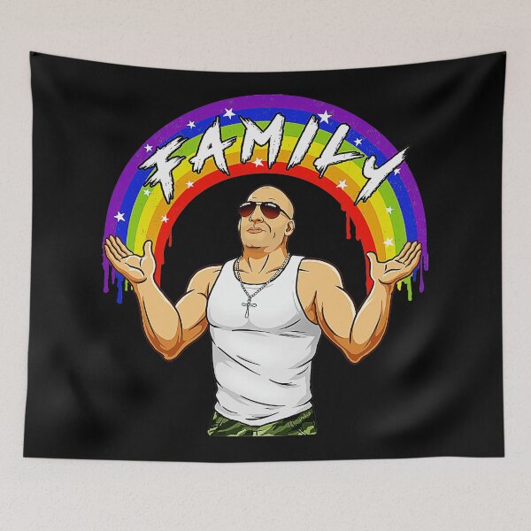 Item preview, Bald Actor Under Rainbow Family designed and sold by AstridHubert.