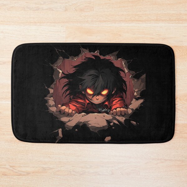 Item preview, Alucard Hellsing Anime Sinister Peeking Through Red Wall designed and sold by TorbenKuhano.