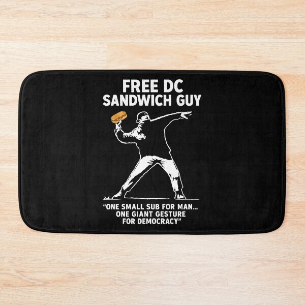 Item preview, Free Dc Sandwich Guy  Political Protest Art Poster designed and sold by auna-quade.