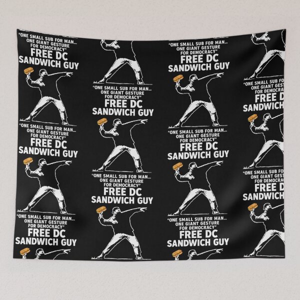 Item preview, Free Dc Sandwich Guy  Political Protest Art Poster designed and sold by auna-quade.