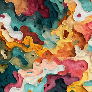 Artwork thumbnail, Abstract colorfull pattern by SmileshareShop