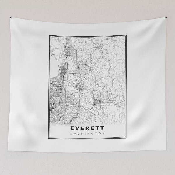 Item preview, Everett Map designed and sold by Tamas Das.