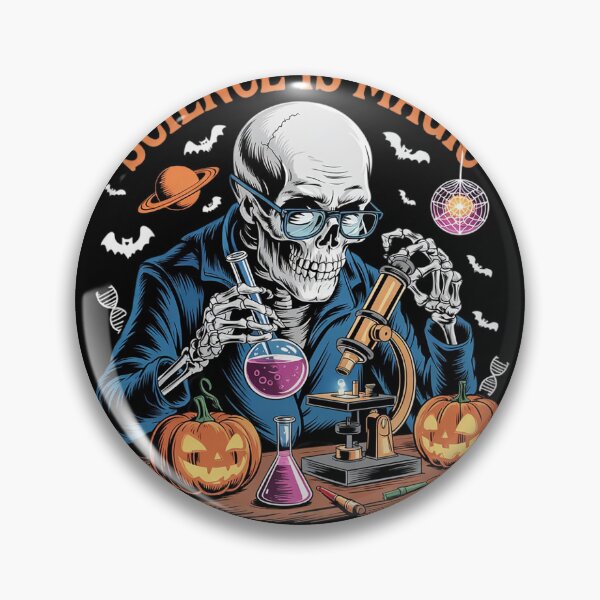 Item preview, Science Is Magic Halloween Skeleton Students Teacher designed and sold by NailMolisa.