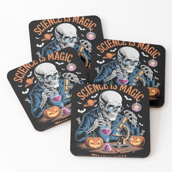 Item preview, Science Is Magic Halloween Skeleton Students Teacher designed and sold by NailMolisa.