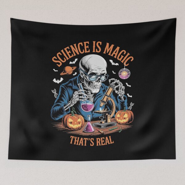 Item preview, Science Is Magic Halloween Skeleton Students Teacher designed and sold by NailMolisa.