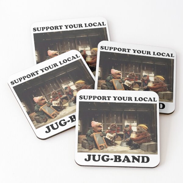 Item preview, Support Your Local Jug Band Christmas  designed and sold by PugPuppyLife.