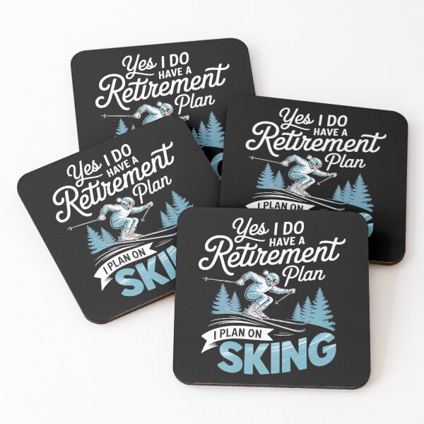 Item preview, I Do Have A Retirement Plan - Skiing Lover Skier Ski designed and sold by ValerieRodrigue.