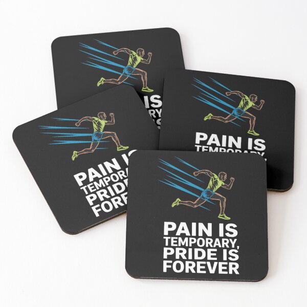 Item preview, Pain Is Temporary Pride Is Forever for runners designed and sold by ValerieRodrigue.