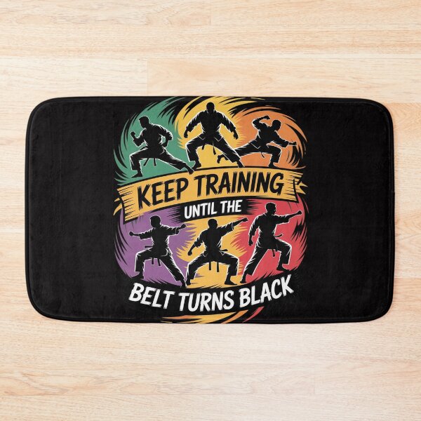 Item preview, Keep Training Until The Belt Turns Black Karate designed and sold by ConceptThena.