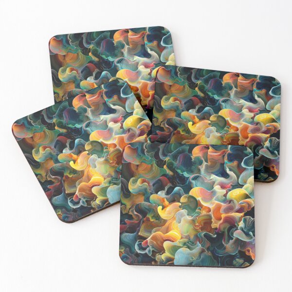Item preview, Abstract pattern algae world designed and sold by SmileshareShop.
